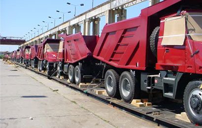 Самосвалы TATRA из Чехии в Москву