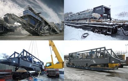 Камнедробильное оборудование (177 т) из Германии в Казахстан
