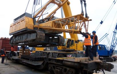 Гусеничный кран LIEBHERR из Германии в Казахстан