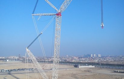 Стреловой кран TEREX из Германии в Азербайджан