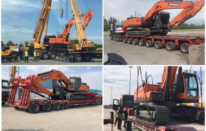 Экскаваторы DOOSAN из Ю. Кореи в Казахстан