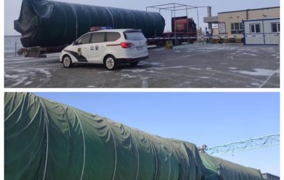 Криоегенные резервуары из Шанхая в п.Борме, Туркмения